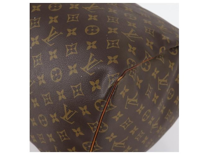 LOUIS VUITTON Borsa Boston Monogram Keepall 55 M41424 LV Auth 143531 Monogramma - vista 9