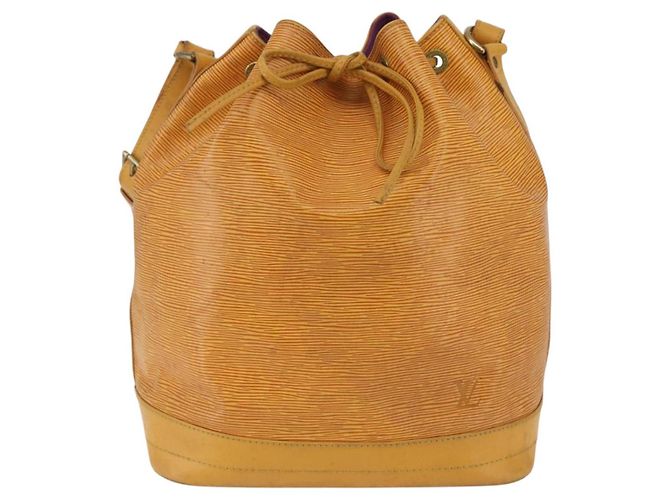 LOUIS VUITTON Borsa a Spalla Epi Noe Tassili Gialla M44009 LV Auth 143545 - vista 13