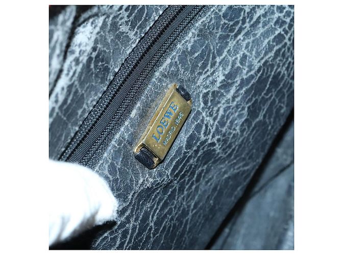 Borsa a Spalla LOEWE in Pelle Arancione Oro Auth BA6091 D'oro - vista 11