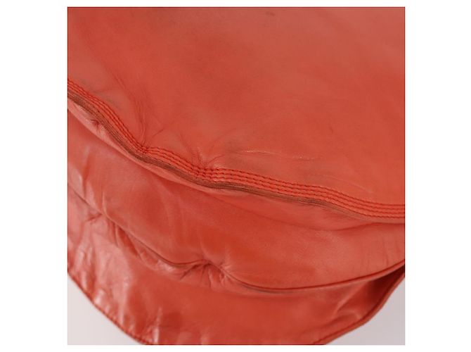 Borsa a Spalla LOEWE in Pelle Arancione Oro Auth BA6091 D'oro - vista 15