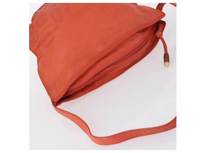 Borsa a Spalla LOEWE in Pelle Arancione Oro Auth BA6091 D'oro - vista 6