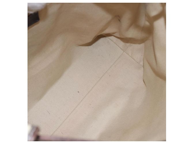 Céline Borsa a spalla in tela Macadam CELINE in pelle PVC bianco oro Auth 143583 D'oro - vista 10
