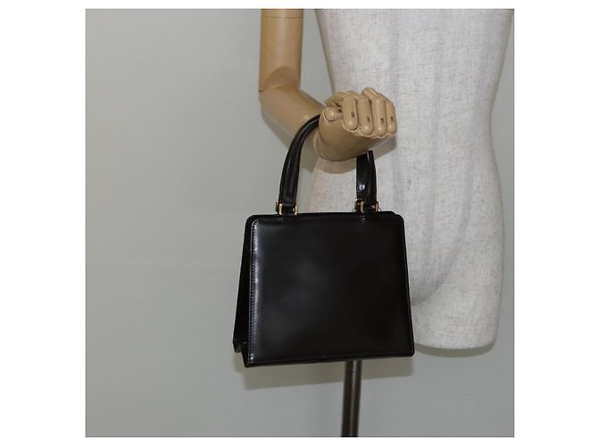 Borsa a mano FENDI in pelle marrone dorato Auth gh869 D'oro - vista 23