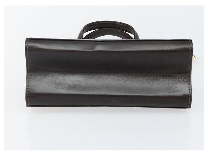 Borsa a mano FENDI in pelle marrone dorato Auth gh869 D'oro - vista 5