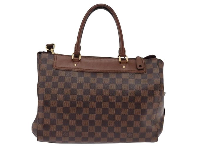LOUIS VUITTON Borsa a Mano Damier Ebene Greenwich 2way N41337 LV Auth 143834 - vista 2