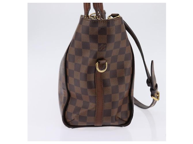 LOUIS VUITTON Borsa a Mano Damier Ebene Greenwich 2way N41337 LV Auth 143834 - vista 4