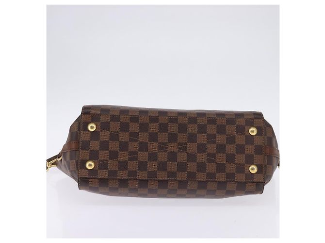 LOUIS VUITTON Borsa a Mano Damier Ebene Greenwich 2way N41337 LV Auth 143834 - vista 5