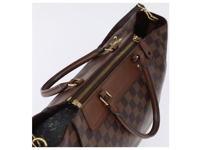 LOUIS VUITTON Borsa a Mano Damier Ebene Greenwich 2way N41337 LV Auth 143834 - vista 6