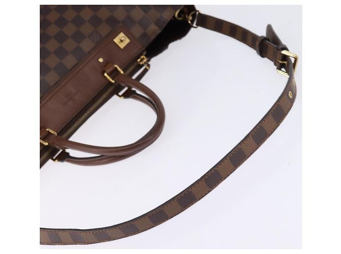 LOUIS VUITTON Borsa a Mano Damier Ebene Greenwich 2way N41337 LV Auth 143834 - vista 8