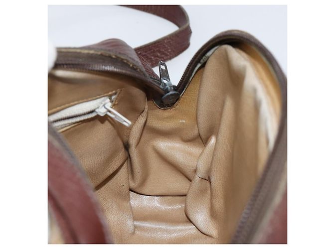 Céline Borsa a Spalla in Tela Macadam CELINE PVC Beige Oro Auth 144356 D'oro - vista 19