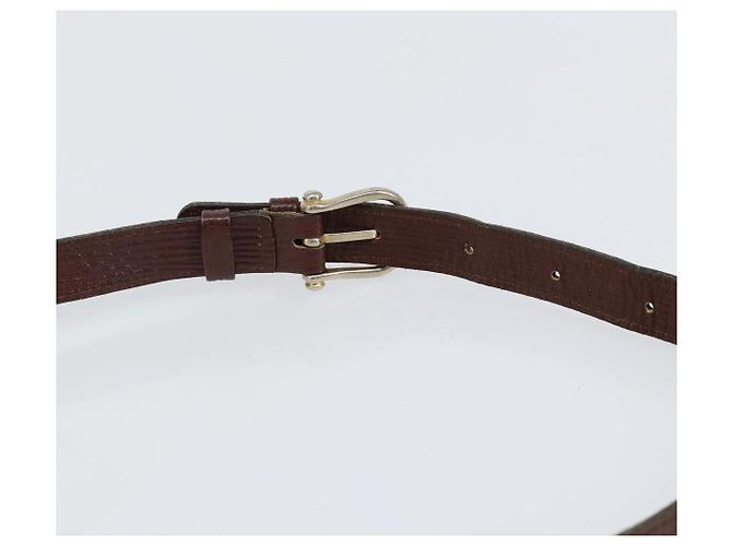 Céline Borsa a Spalla in Tela Macadam CELINE PVC Beige Oro Auth 144356 D'oro - vista 8