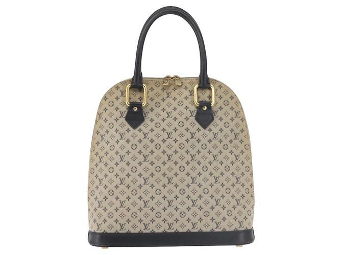 LOUIS VUITTON Mini Alma Alto Borsa a Mano Monogramma Blu M92202 LV Auth 143550 - vista 13