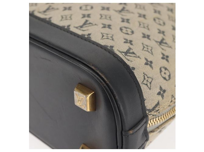LOUIS VUITTON Mini Alma Alto Borsa a Mano Monogramma Blu M92202 LV Auth 143550 - vista 14