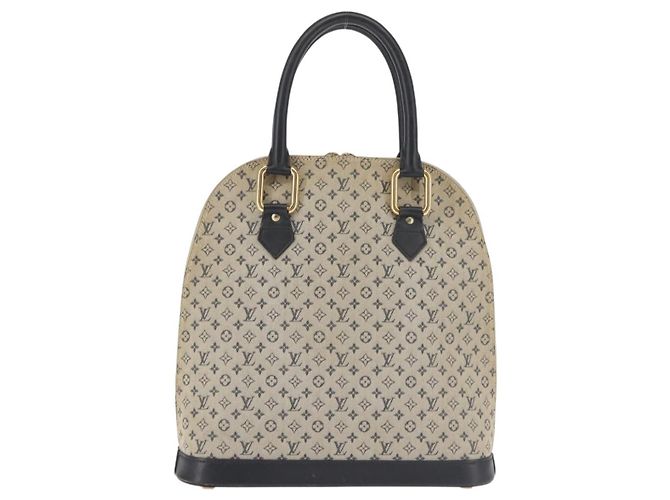 LOUIS VUITTON Mini Alma Alto Borsa a Mano Monogramma Blu M92202 LV Auth 143550 - vista 2