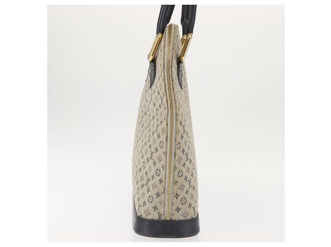 LOUIS VUITTON Mini Alma Alto Borsa a Mano Monogramma Blu M92202 LV Auth 143550 - vista 3