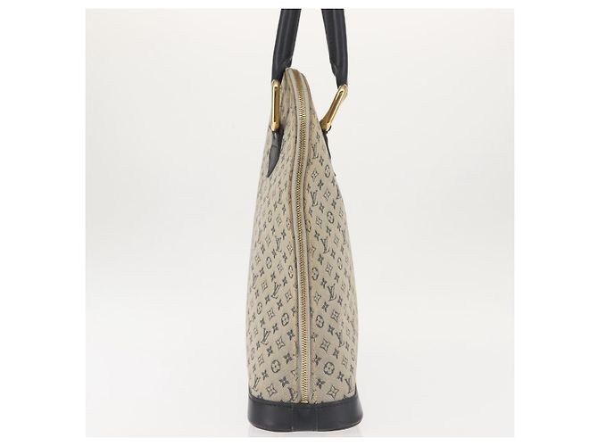 LOUIS VUITTON Mini Alma Alto Borsa a Mano Monogramma Blu M92202 LV Auth 143550 - vista 4