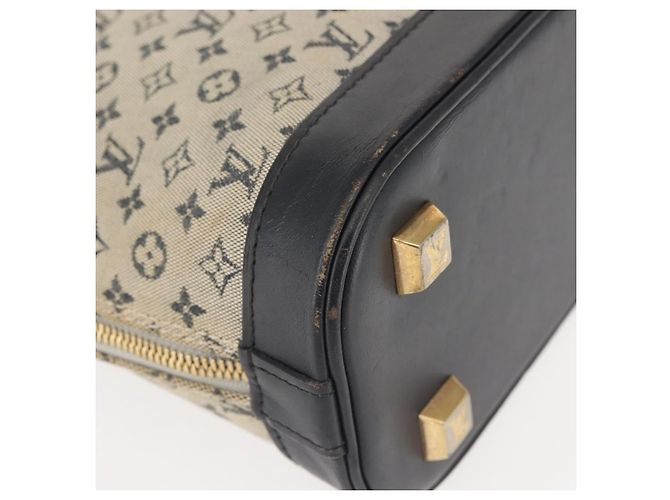 LOUIS VUITTON Mini Alma Alto Borsa a Mano Monogramma Blu M92202 LV Auth 143550 - vista 9