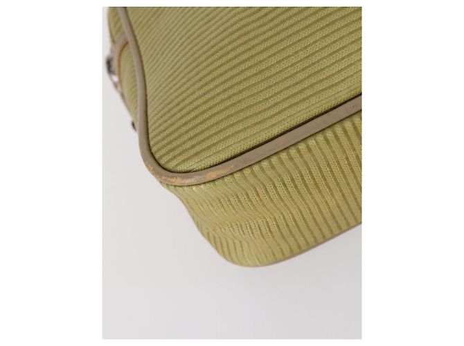 SAINT LAURENT Borsa a mano in pelle 2 pezzi Nero Oro beige Auth am9229 D'oro - vista 15
