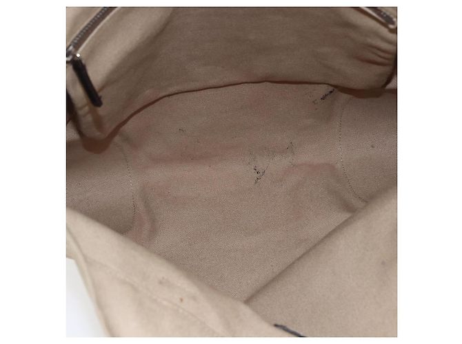 Borsa Tote PRADA in tela beige e blu chiaro Auth bs29888 - vista 10