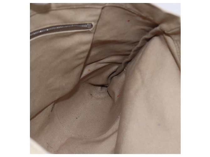 Borsa Tote PRADA in tela beige e blu chiaro Auth bs29888 - vista 19