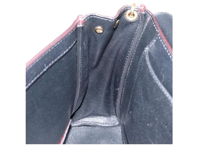 Chloé Borsa a Spalla in Pelle Chloe Chain Ray Rossa Oro Auth BA6596 Rosso D'oro - vista 20