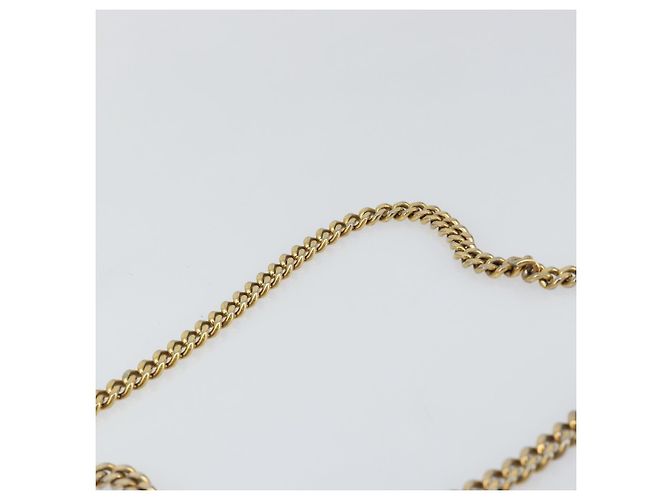 Chloé Borsa a Spalla in Pelle Chloe Chain Ray Rossa Oro Auth BA6596 Rosso D'oro - vista 8
