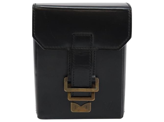 LOUIS VUITTON Borsa a Spalla Pister Pelle Nera M92222 LV Auth bs30025 Nero - vista 13