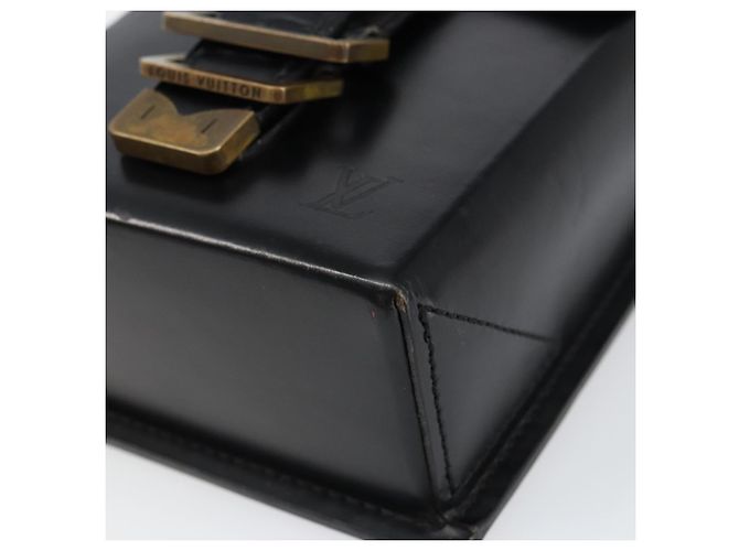 LOUIS VUITTON Borsa a Spalla Pister Pelle Nera M92222 LV Auth bs30025 Nero - vista 7