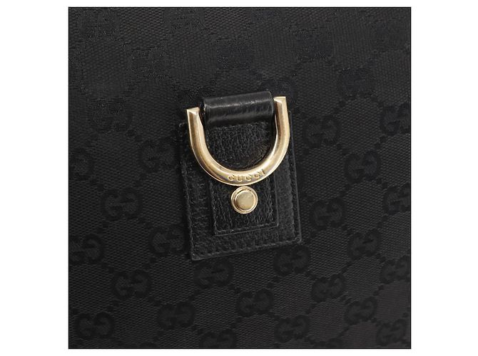 Bolso de Hombro Abbey GG Canvas Gucci Negro Dorado 131326 Auth bs29715 - vista 18