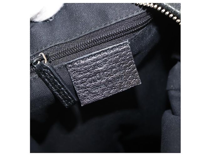 Bolso de Hombro Abbey GG Canvas Gucci Negro Dorado 131326 Auth bs29715 - vista 19