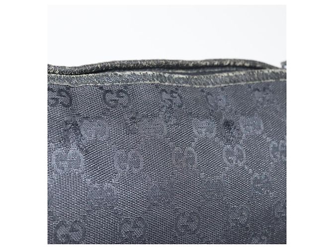 Bolso de Hombro Abbey GG Canvas Gucci Negro Dorado 131326 Auth bs29715 - vista 3