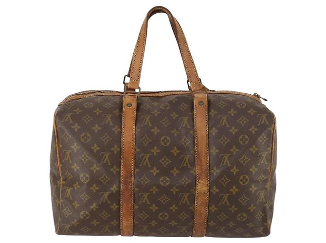 LOUIS VUITTON Borsa Boston Sac Souple 45 Monogram M41624 LV Auth 142475 Monogramma - vista 2