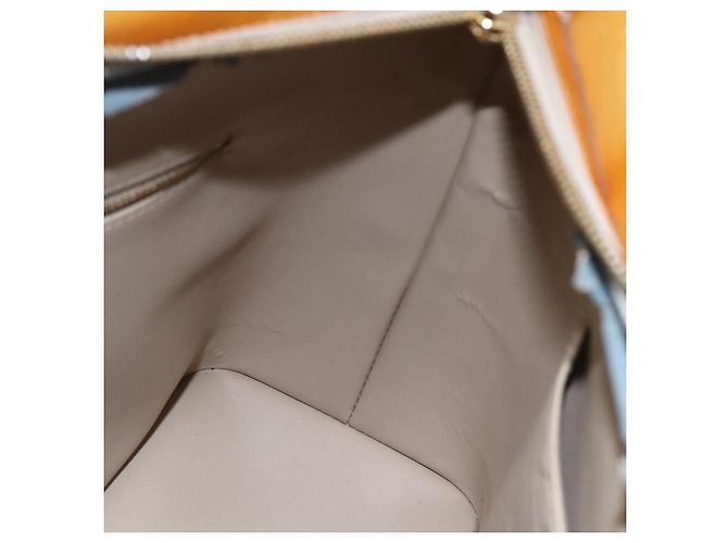 LOUIS VUITTON Borsa a Mano Monogram Vernis Houston Beige M91004 LV Auth BA6703 - vista 19