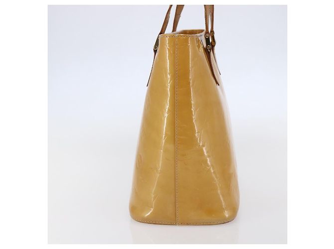 LOUIS VUITTON Borsa a Mano Monogram Vernis Houston Beige M91004 LV Auth BA6703 - vista 3
