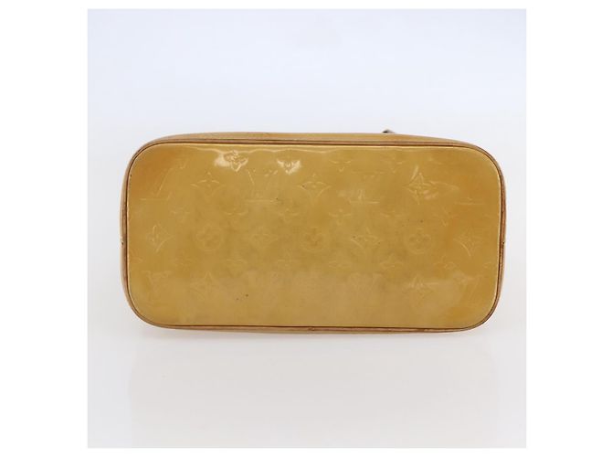 LOUIS VUITTON Borsa a Mano Monogram Vernis Houston Beige M91004 LV Auth BA6703 - vista 5