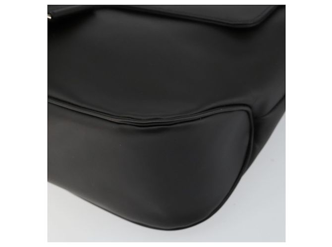 Borsa a Spalla Vala in Pelle Nera e Argento di Salvatore Ferragamo Auth BA6586 Nero - vista 9