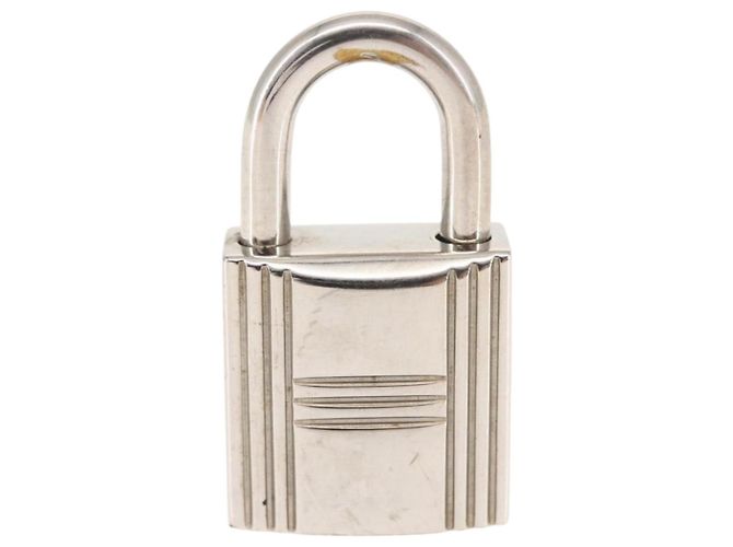 Hermès HERMES Lucchetto in Metallo Argento Auth hk3164 - vista 3