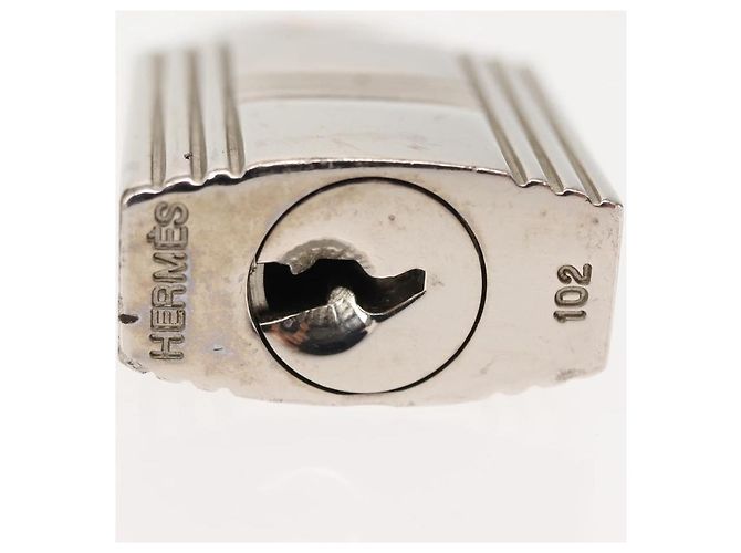 Hermès HERMES Lucchetto in Metallo Argento Auth hk3164 - vista 4