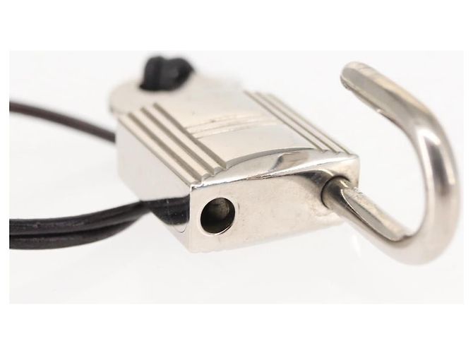 Hermès HERMES Lucchetto in Metallo Argento Auth hk3164 - vista 5