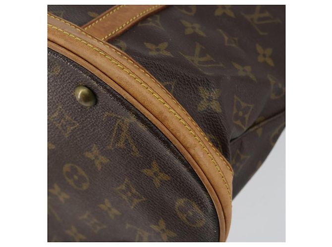 LOUIS VUITTON Borsa a Spalla Monogram Bucket GM M42236 LV Auth 145929 Monogramma - vista 16
