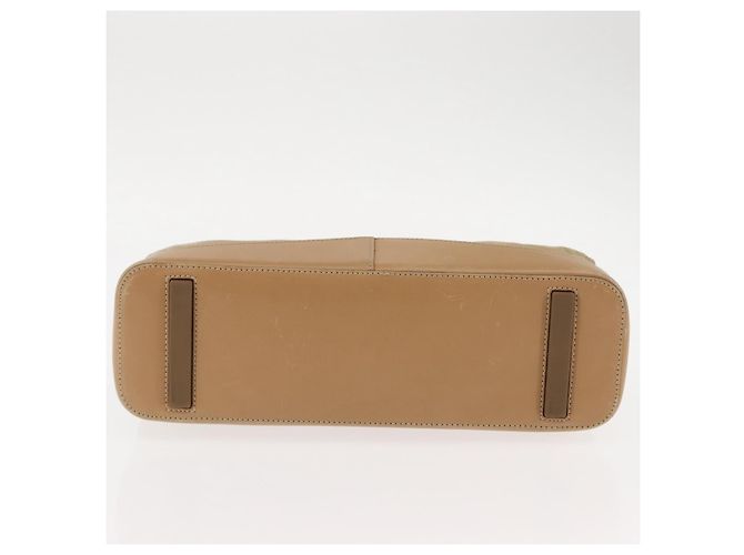 PRADA Schultertasche Nylon Leder Khaki Silber Authentisch bs30008 - Ansicht 5
