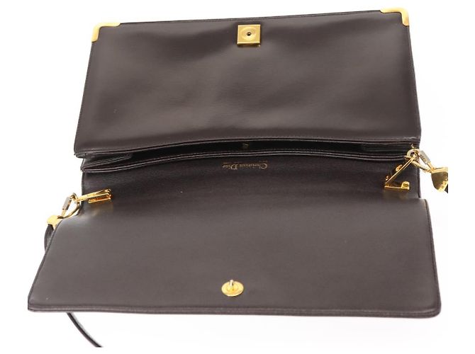 Borsa a Spalla Christian Dior in Pelle Marrone Auth BA6824 - vista 10