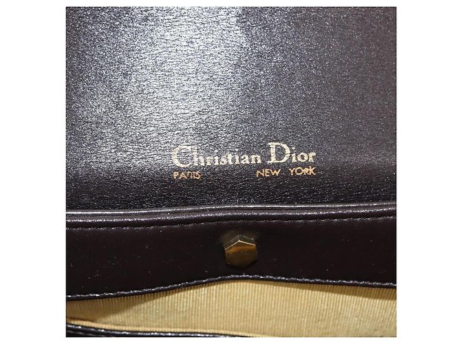 Borsa a Spalla Christian Dior in Pelle Marrone Auth BA6824 - vista 11