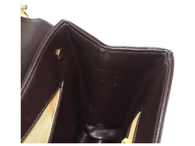 Borsa a Spalla Christian Dior in Pelle Marrone Auth BA6824 - vista 18