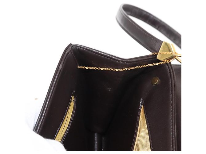 Borsa a Spalla Christian Dior in Pelle Marrone Auth BA6824 - vista 19