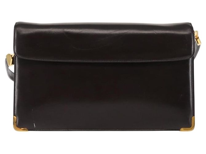 Borsa a Spalla Christian Dior in Pelle Marrone Auth BA6824 - vista 2