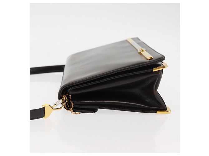 Borsa a Spalla Christian Dior in Pelle Marrone Auth BA6824 - vista 4