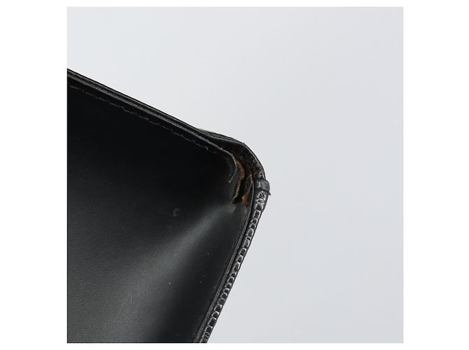 LOUIS VUITTON Bolsa Tote Epi Croisette PM Negra M52492 LV Auth gh933 Negro - vista 14