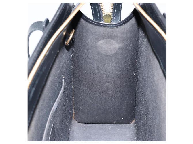 LOUIS VUITTON Bolsa Tote Epi Croisette PM Negra M52492 LV Auth gh933 Negro - vista 18