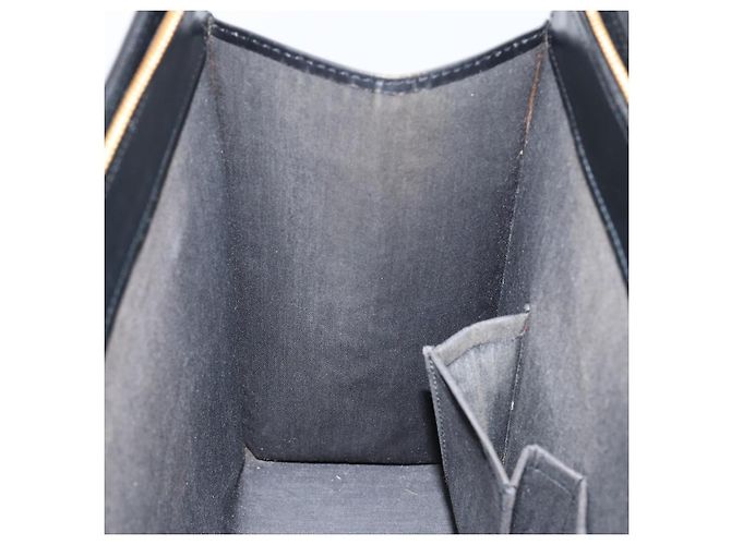 LOUIS VUITTON Bolsa Tote Epi Croisette PM Negra M52492 LV Auth gh933 Negro - vista 19
